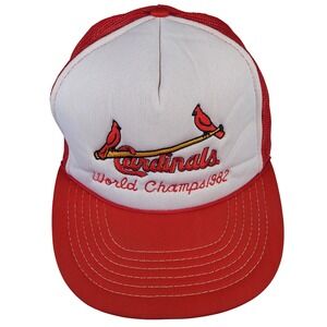 Annco St Louis Cardinals 1982 World Champs Trucker Hat‎ Vintage MLB Baseball